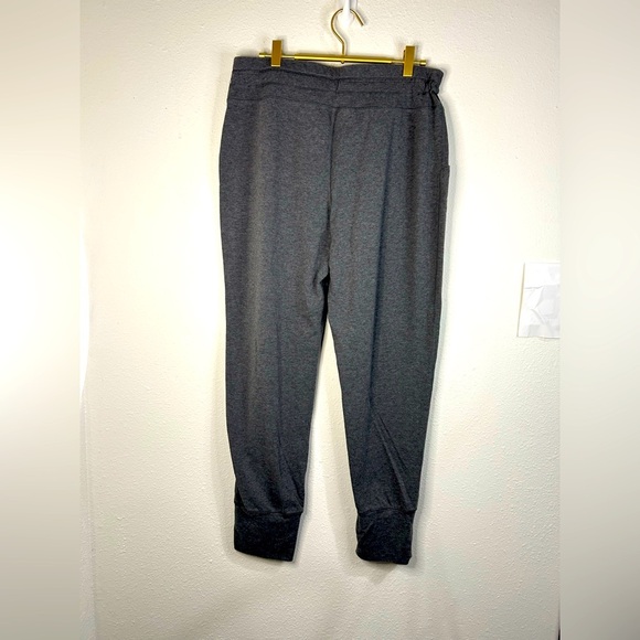 Rainbeau Women’s Size Large Gray Stretch Joggers Drawstring Waist Cuffed Pants - Picture 5 of 8